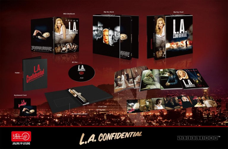L.A. Confidentiel HDzeta SteelBook exclusif / Gold Label Series Edition Region Free